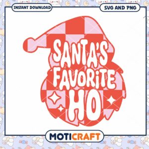Santa's Favorite Ho Ho SVG PNG Cut File