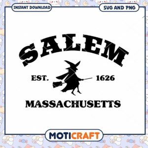 Salem Witch SVG Instant Download, PNG Included