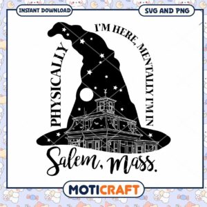 Salem Witch Hat SVG, PNG Instant Download