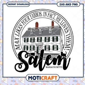 Salem Massachusetts SVG Cut File Instant Download