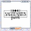 Sagittarius Queen SVG PNG Instant Download