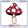 Red and White Mushroom SVG Clipart for Instant Download 1 Red and White Mushroom SVG Clipart for Instant Download
