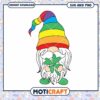 Rainbow Gnome SVG PNG Instant Download St Patricks Day