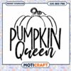 Pumpkin Queen SVG Design Instant Download for Fall Crafting Projects