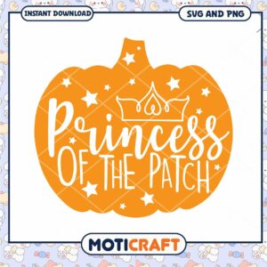 Pumpkin Princess SVG Cut File Instant Download