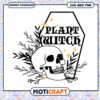 Plant Witch SVG Skull Design Instant Download