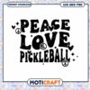 Peace Love Pickleball SVG PNG Instant Download 2 Peace Love Pickleball SVG PNG Instant Download