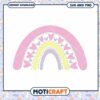 Pastel Rainbow SVG PNG Instant Download