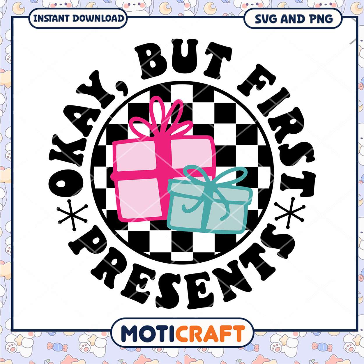 Okay But Presents First SVG Cut File Okay But Presents First SVG Cut File
