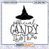Official Candy Tester SVG Design for Halloween Fun Decor 2 Official Candy Tester SVG Design for Halloween Fun Decor