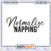 Normalize Napping SVG Cut File
