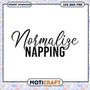 Normalize Napping SVG Cut File