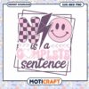 No Is A Complete Sentence SVG PNG Cut File