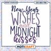New Year Wishes Midnight Kisses SVG PNG 2 New Year Wishes Midnight Kisses SVG PNG