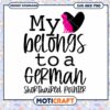 My Belongs to a German Shorthaired Pointer SVG Design