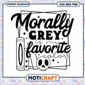 Morally Grey SVG Design