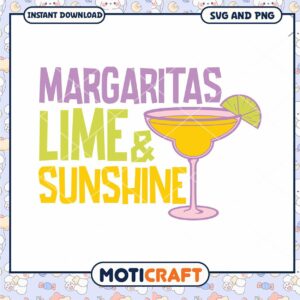 Margaritas Lime Sunshine SVG PNG