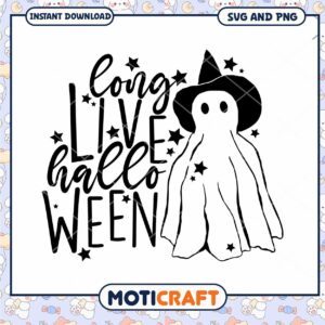 Long Live Halloween SVG Ghost
