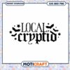 Local Cryptid Bat SVG Design for Instant Download Print
