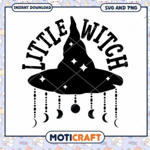 Little Witch SVG Cut File