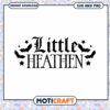 Little Heathen SVG Halloween Design
