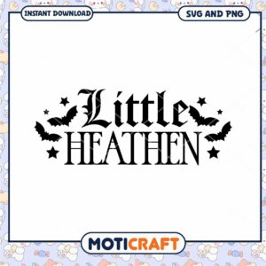 Little Heathen SVG Halloween Design