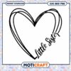 Little Sister Heart SVG Cut File 2 Little Sister Heart SVG Cut File