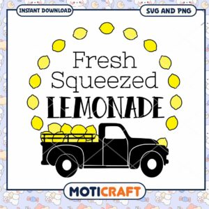 Lemonade SVG Fresh Squeezed Truck Design