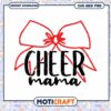 Cheer Mama SVG Bow PNG Instant Download