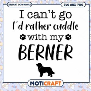 Bernese Mountain Dog SVG Cut File