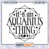 Aquarius Zodiac Sign Art SVG Instant Download for Crafting