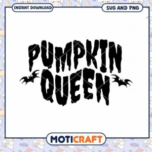 Pumpkin Queen SVG Halloween Design Instant Download Pumpkin Queen SVG Halloween Design Instant Download