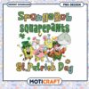 SpongeBob SquarePants St Patrick Day PNG Design