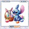 Stitch & Bunny Easter PNG