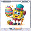 SpongeBob Easter PNG Design Download