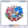 Sonic & Amy Easter PNG Design