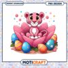 Pink Panther Easter PNG Design