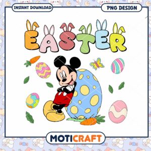 Option 1 (Focus on Easter) Easter Mickey Mouse PNG Download