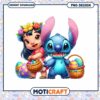 Option 1 (Focus on characters) Lilo Stitch Easter PNG Download