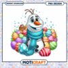 Olaf Easter PNG Design Instant Download