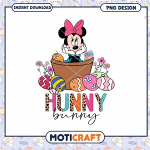 Minnie Mouse Easter PNG Hunny Bunny