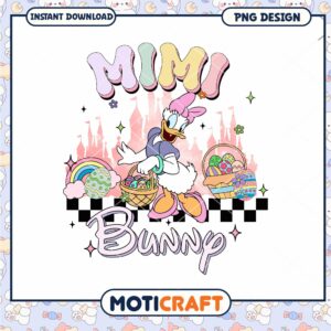 Mimi Bunny Easter PNG Design Download