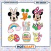 Mickey Minnie Easter PNG Clipart Set
