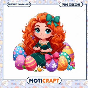 Merida Easter PNG Clipart Design