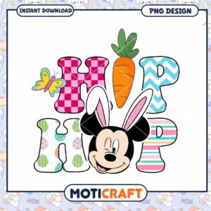 Mickey Easter PNG Hop Design