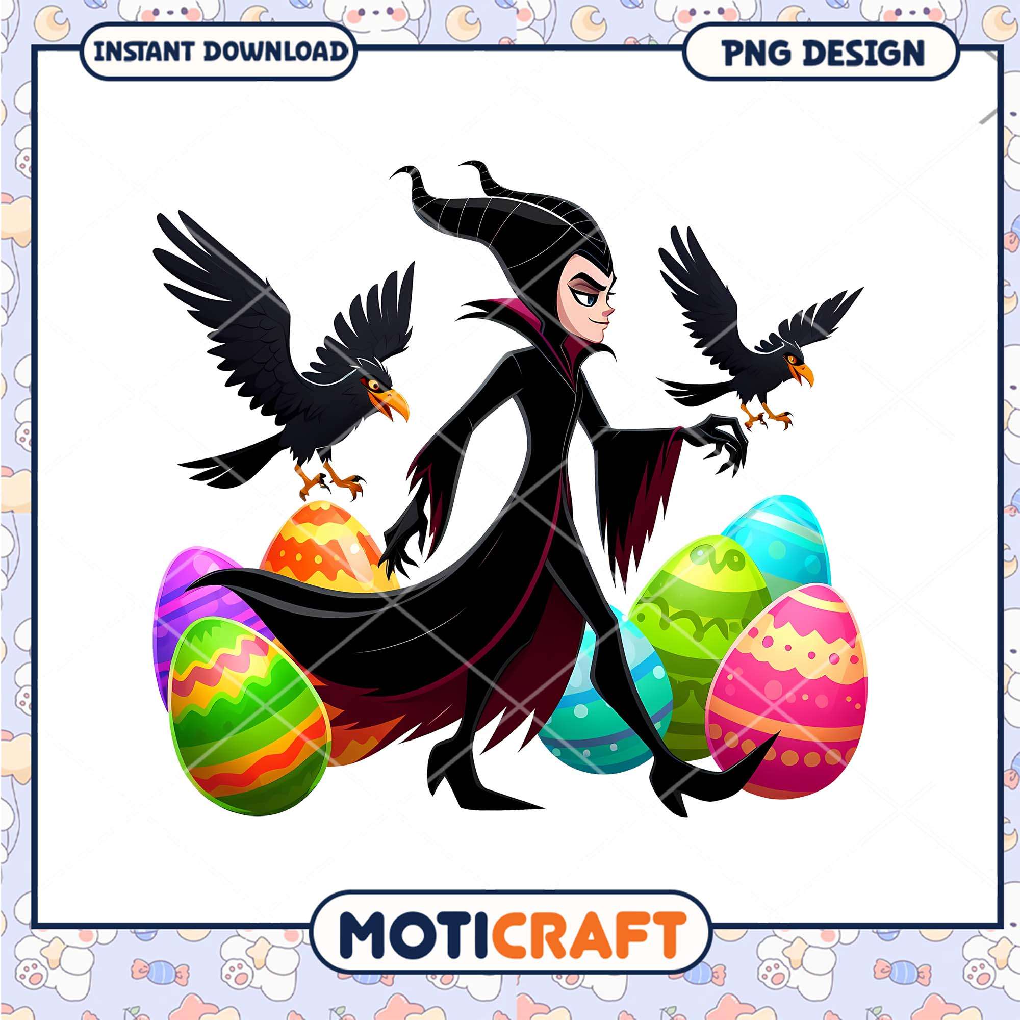 Maleficent Easter PNG Design Maleficent Easter PNG Design