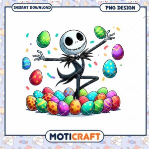 Jack Skellington Easter PNG Design