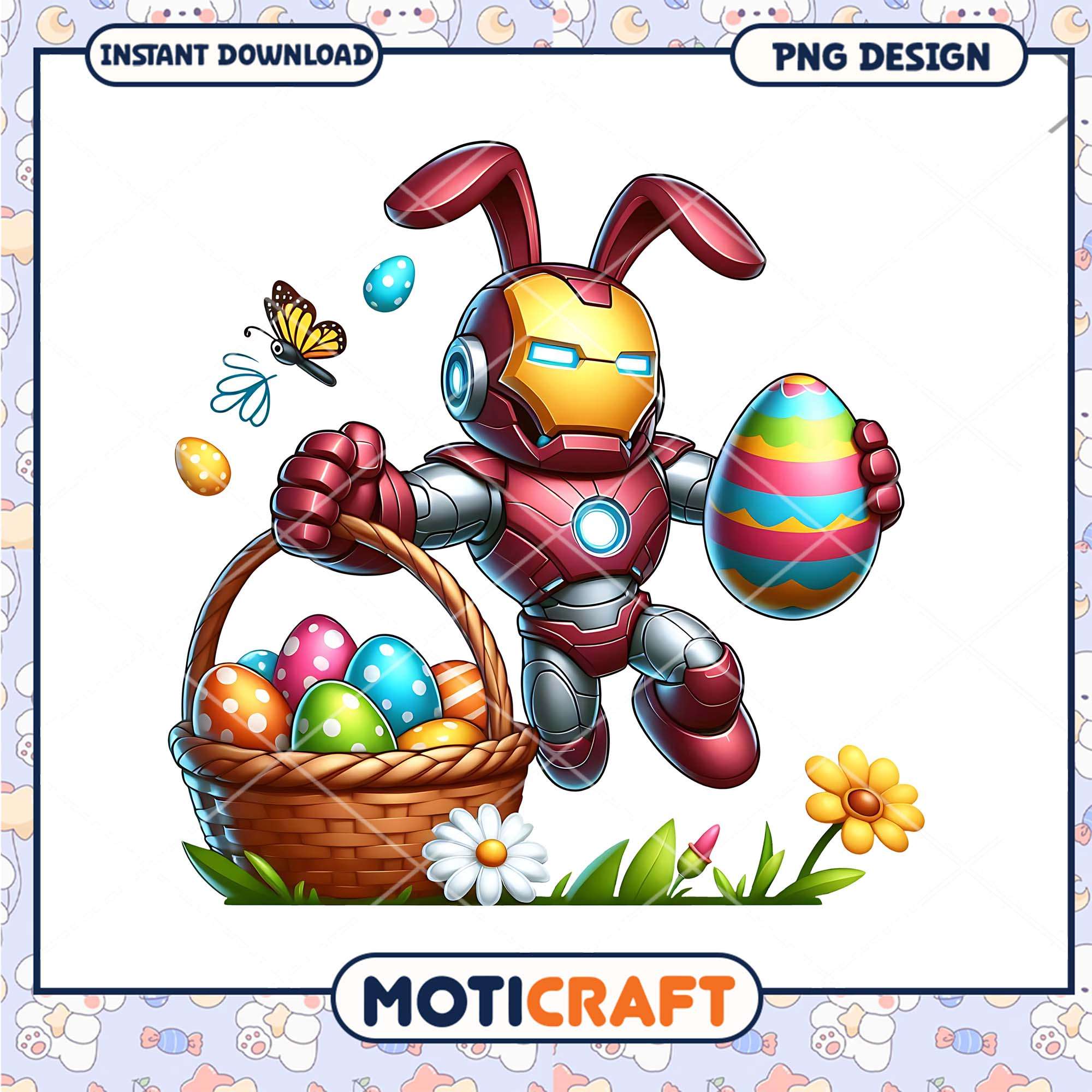 Iron Man Easter Bunny PNG Image Iron Man Easter Bunny PNG Image