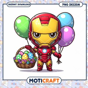 Iron Man Easter PNG Design