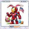 Iron Man Easter Bunny PNG Design